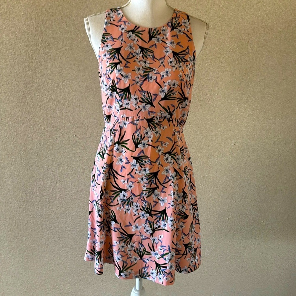 Banana Republic Pink Floral Dress 4
